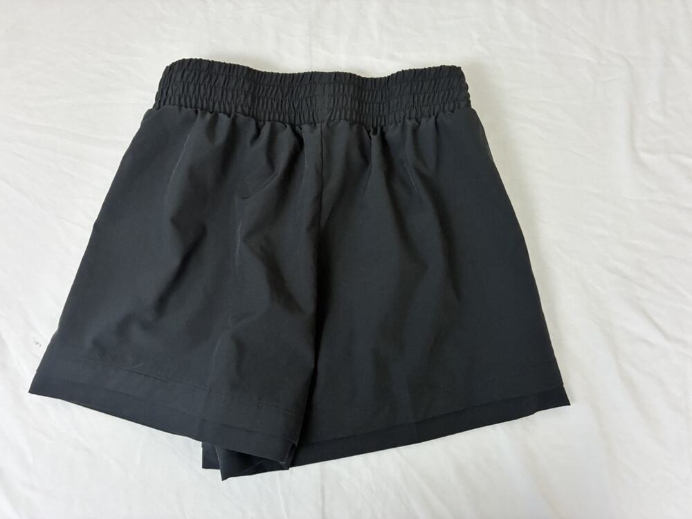Women's Alana High Wasted Athletic Shorts Black - Small